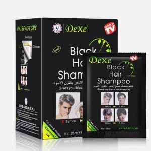 Dexe Black Hair Dye Shampoo 5 minutes Instant Hair Blackening