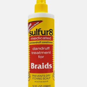 Sulfur 8 Medicated Anti-Dandruff Conditioner for Braids Spray - 356ml 12oz